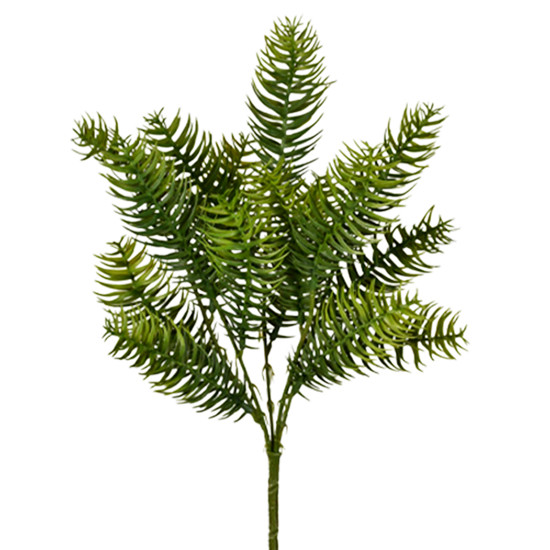 Imagem BUQUÊ DECORATIVO DE PINHO VERDE DE PLÁSTICO MOLDÁVEL 39X19X19CM - GRILLO