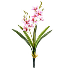 Imagem de HASTE DECORATIVA DE ORQUÍDEA PHALAENOPSIS TOQUE REAL ROSA DE PLÁSTICO - GRILLO - Grillo Ltda
