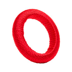 Imagem de CONJUNTO 4 ANÉIS PARA GUARDANAPO TRESSÊ VERMELHO PLÁSTICO 1,5X5,5X5,5CM - LYOR - Coliseu Presentes Ltda