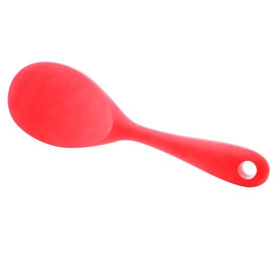 Imagem COLHER DE ARROZ DE SILICONE VERMELHA 22,5CM X 6,5CM - LYOR