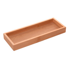 Imagem de BANDEJA RETANGULAR NATURE 28CM X 10,5CM X 3CM BAMBU - LYOR - Coliseu Presentes Ltda