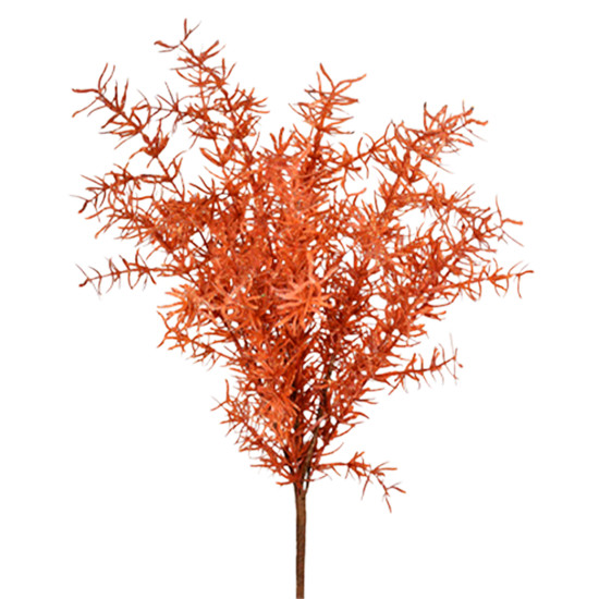 Imagem BUQUÊ DECORATIVO DE GRAMA CORAL OUTONADA DE PLÁSTICO MOLDÁVEL 44X22X22CM - GRILLO