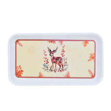 Imagem de PRATO RETANGULAR DE MALAMINA PARA TORTAS  2X28X16CM - GRILLO - Grillo Ltda