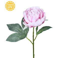 Imagem de HASTE DECORATIVA DE PEÔNIA LAVANDA DE PLÁSTICO MOLDÁVEL 53X21CM - GRILLO - Grillo Ltda