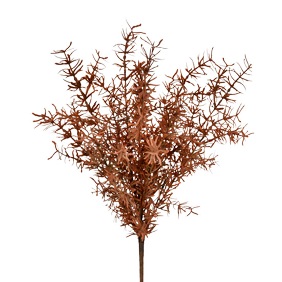 Imagem BUQUÊ DECORATIVO DE GRAMA MARROM OUTONADA DE PLÁSTICO MOLDÁVEL 44X22X22CM - GRILLO