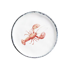 Imagem de CONJUNTO 6 PRATOS PARA PÃO ATLÂTICA DE CERÂMICA 1,5X15,5X15,5CM - SCALLA CERÂMICA - Scalla Ceramica Artistica Ltda-Epp