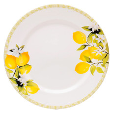 Imagem de PRATO RASO SICILIANO 28CM BRANCO DE CERÂMICA - LYOR - Coliseu Presentes Ltda