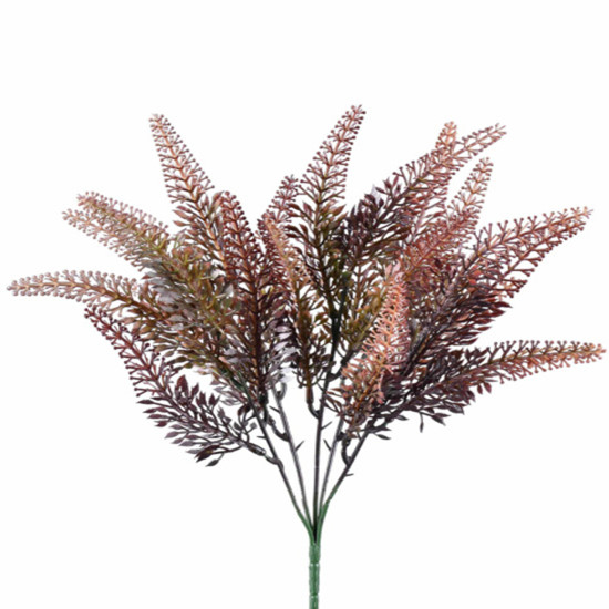 Imagem BUQUÊ DE FOLHAS DE TRIGO LAVANDA DE PLÁSTICO MOLDÁVEL 36X20CM - GRILLO