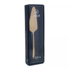 Imagem de ESPÁTULA PARA BOLO VIENA DOURADA DE AÇO INOX 24,5X4,5X3CM - WOLFF - Rojemac Impotacao E Exportacao Ltda
