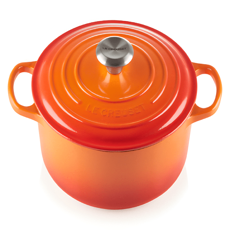 Imagem de PANELA SIGNATURE REDONDA 4,2L LARANJA DE FERRO FUNDIDO 17X33X25CM - LE CREUSET - Le Creuset Do Brasil 