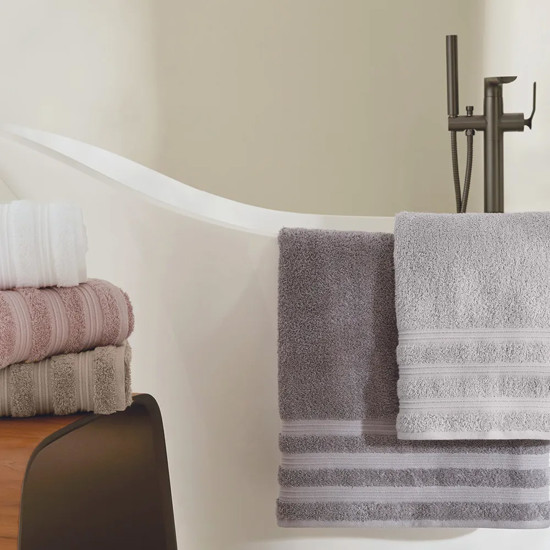 Imagem TOALHA DE ROSTO 100% ALGODÃO EGITTO GELO - TRUSSARDI