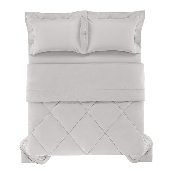 Imagem EDREDOM QUEEN 300 FIOS 100% ALGODÃO EGÍPCIO GRASSO MARMO - TRUSSARDI