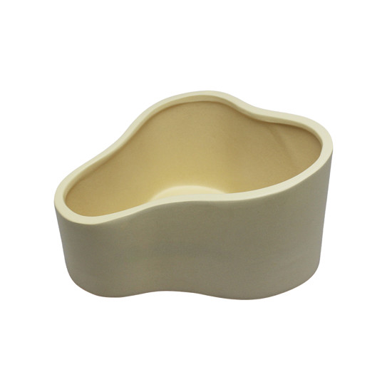 Imagem VASO FLOREIRA DECORATIVO DE CERÂMICA BEGE FOSCO 12X20X18CM - CERÂMICA MAZZOTTI