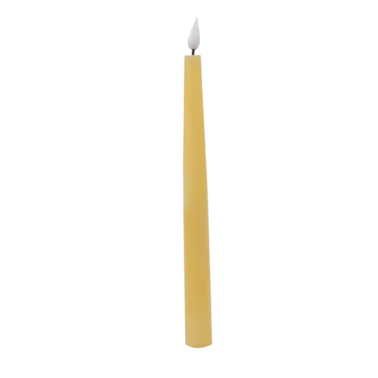Imagem VELAS DE PARAFINA AMARELA DE LED COR QUENTE COM 2 UNIDADES 29X2X2CM - CROMUS