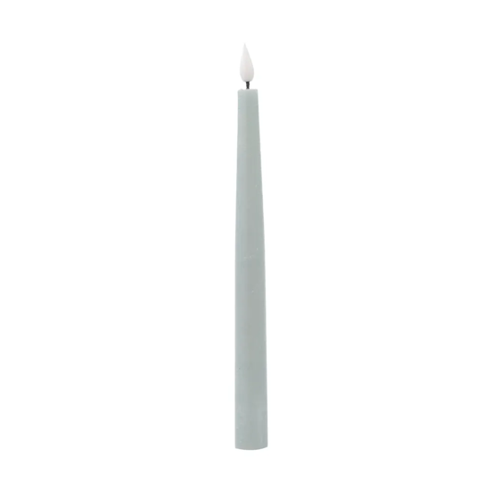 Imagem VELAS DE PARAFINA VERDE DE LED COR QUENTE COM 2 UNIDADES 29X2X2CM - CROMUS