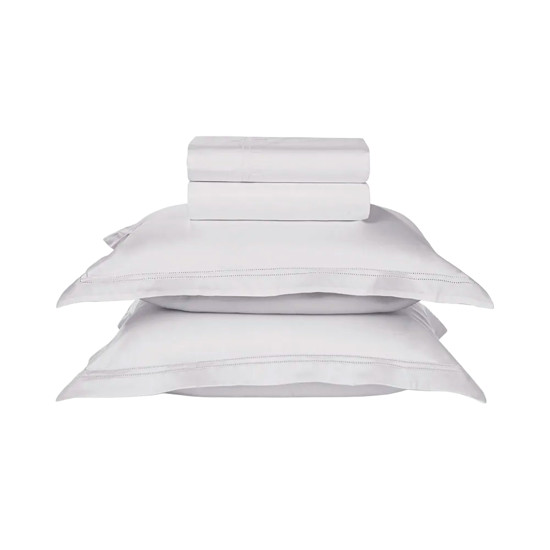 Imagem JOGO DE CAMA KING TRUSSARDI 300 FIOS CETIM ALGODÃO EGÍPCIO GALIENO BRANCO - TRUSSARDI