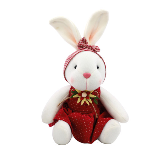 Imagem COELHO/COELHA DA PÁCOA DECORATIVO DE POLIÉSTER 32CM - CROMUS