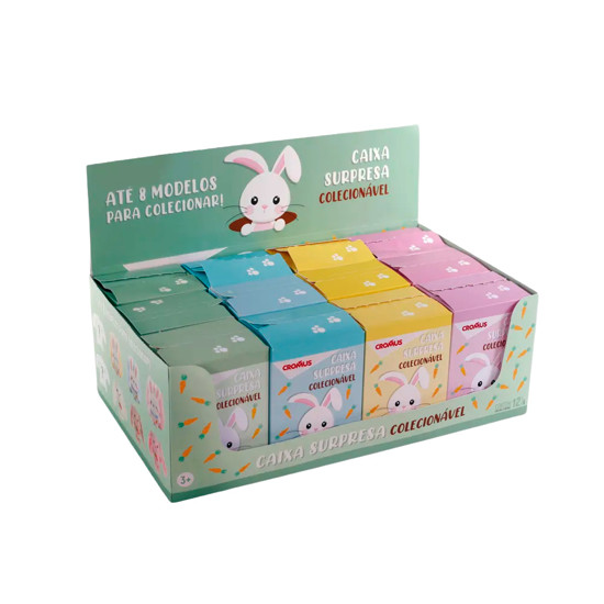 Imagem CAIXA PÁSCOA KIDS SURPRESA COLECIONÁVEL - CROMUS