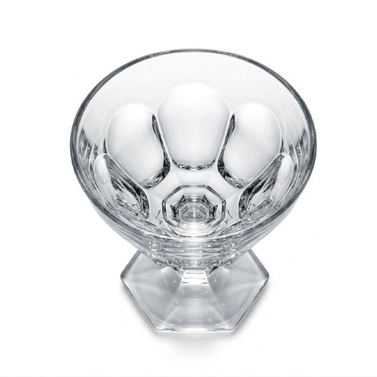Imagem TAÇA SEXTAVADA EM ACRÍLICO TRANSPARENTE 18X9,5X9,5CM - ENTRECASA