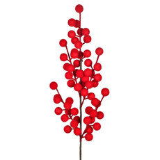 Imagem de HASTE BERRY FLOCADO VERMELHO - Grillo Ltda