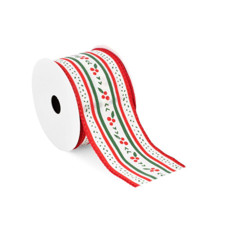 Imagem de FITA ARAMADA 6,30CMX9,14M VERMELHO BRANCO - Grillo Ltda