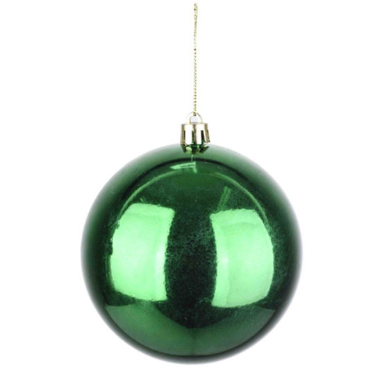Imagem BOLA NATALINA METALIZADA 10CM VERDE