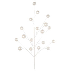 Imagem de HASTE BERRY PEROLA 60CM BRANCO - Grillo Ltda