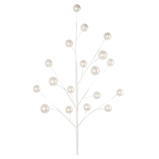 Imagem HASTE BERRY PEROLA 60CM BRANCO