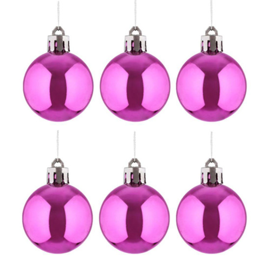 Imagem PACOTE BOLA 4CM COM 6 UNIDADES LILAS