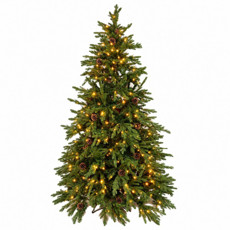 Imagem de ÁRVORE DE NATAL DECORATIVA VERDE COM LED 240CM - GRILLO - Grillo Ltda
