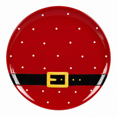 Imagem de BASE RASA CERAMICA 26CM VERMELHO - Grillo Ltda